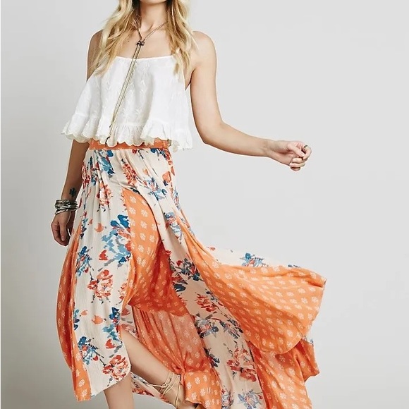 Free People | Maxi Flowy Skirt | NWT - Picture 2 of 7